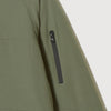 NO COLLAR PUFFER JACKET ASH GREEN