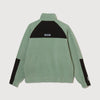 FLEECE ZIP UP BLOUSON ASH GREEN