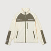 FLEECE ZIP UP BLOUSON CREAM