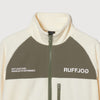 FLEECE ZIP UP BLOUSON CREAM