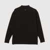 PU WARM LS MOCK TEE BLACK