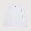 PU WARM LS MOCK TEE WHITE