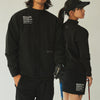 NO COLLAR PUFFER JACKET BLACK