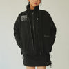 NO COLLAR PUFFER JACKET BLACK 16/17 枚目の画像