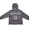 SQUARE LOGO WATERPROOF  HOOD JKT GRAY