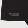 WARM R LOGO MOCK NECK TEE BLACK