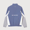 MULTI COLOR NYLON TRACK JACKET BLUE