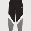 MULTI COLOR NYLON TRACK PANTS BLACK