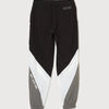 MULTI COLOR NYLON TRACK PANTS BLACK