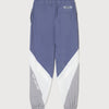 MULTI COLOR NYLON TRACK PANTS BLUE