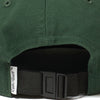 #OVERLAP LOGO FLAT VISOR CAP GREEN