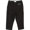 #ADJUSTABLE CROPPED CHINO PANTS BLACK