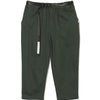 #ADJUSTABLE CROPPED CHINO PANTS GREEN