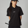 WARM R LOGO S/S POLO BLACK