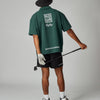 OVER SIZE SQUARE LOGO S/S POLO GREEN