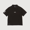 WARM R LOGO S/S POLO BLACK