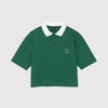 CIRCLE CORECOLOR LOGO SHORT POLO GREEN