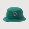 CIRCLE CORECOLOR LOGO BUCKET HAT GREEN