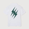 [WOMEN] #THUNDER STRIPES POLO WHITE 3/10 枚目の画像