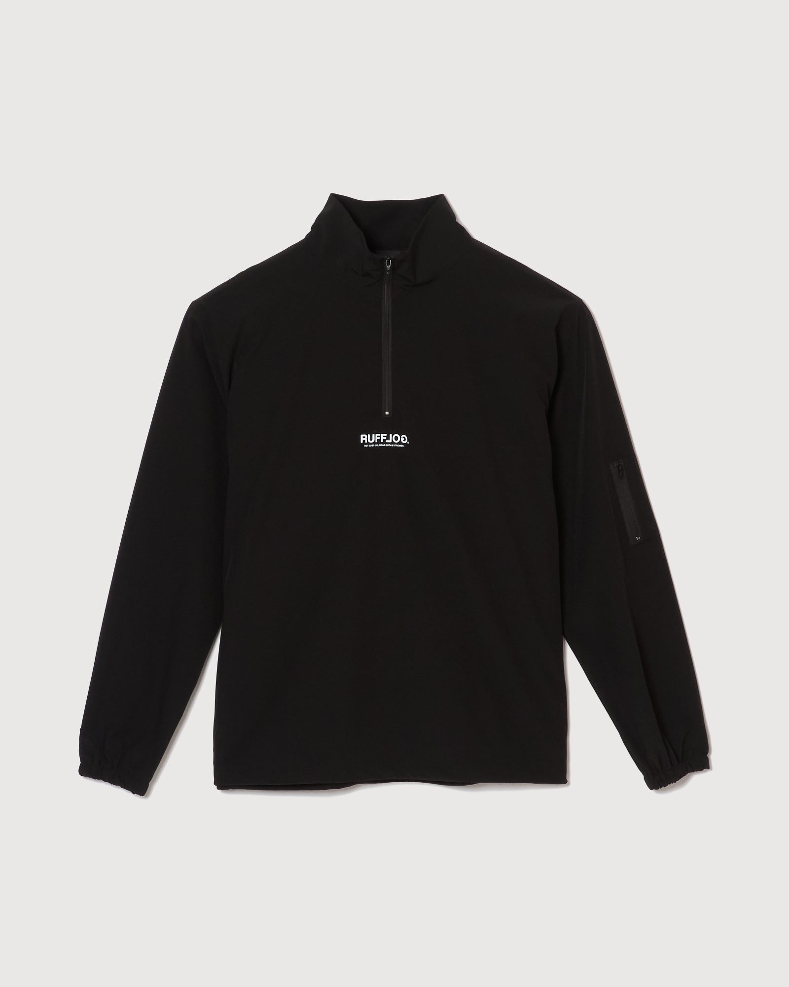 HALF ZIP PISTE BLACK