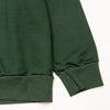 ZIP UP HI NECK SWEAT GREEN