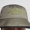 Skull Caddie Baucket Hat Khaki