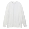 BIG LOGO MOCKNECK L/S WHITE