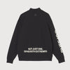 COMFORT STRETCH L/S MOCK TEE BLACK