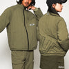 STRAIGHT QUILT PUFFER JACKET KHAKI