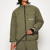 STRAIGHT QUILT PUFFER JACKET KHAKI