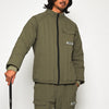 STRAIGHT QUILT PUFFER PANTS KHAKI