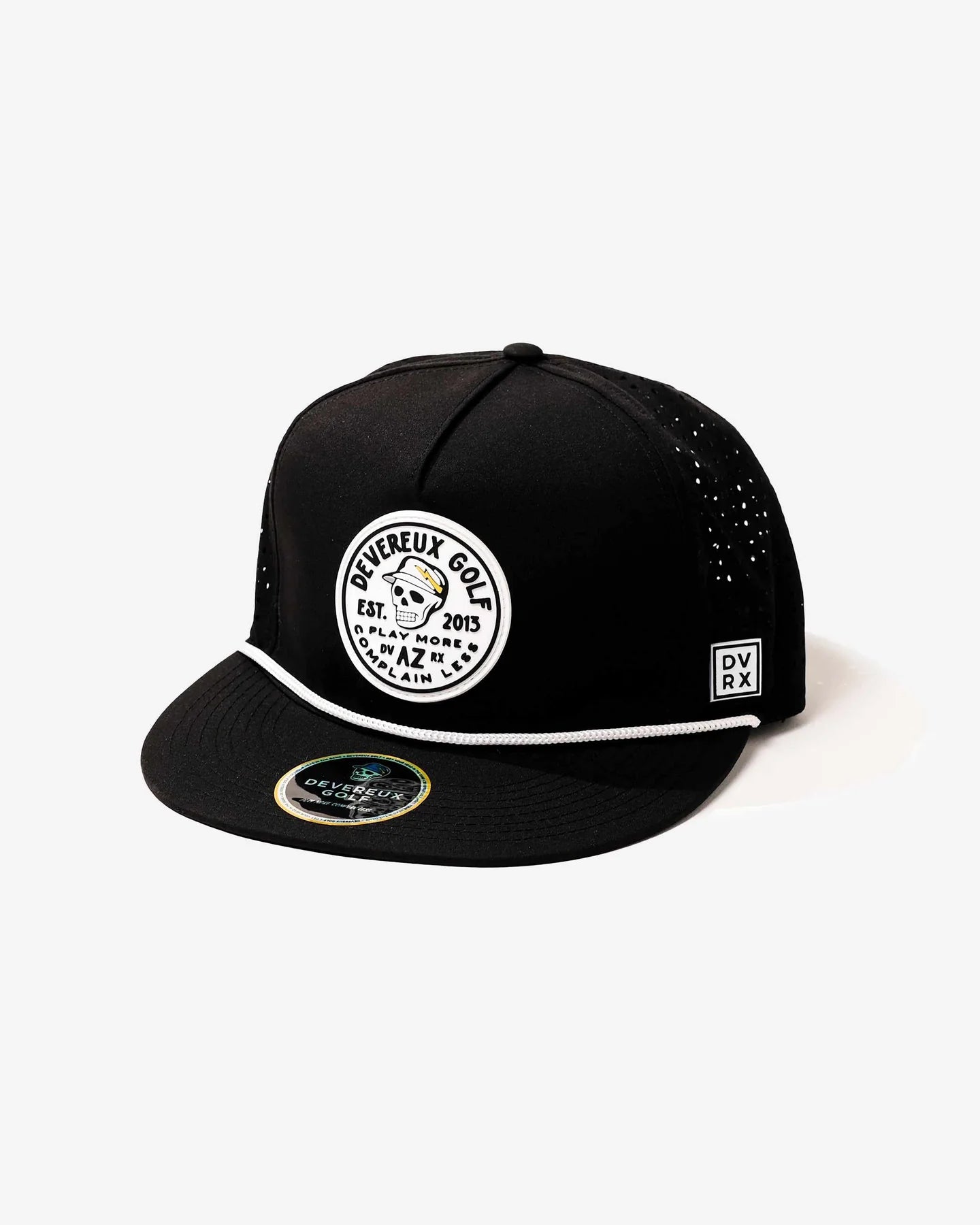 J Patch Hat Black