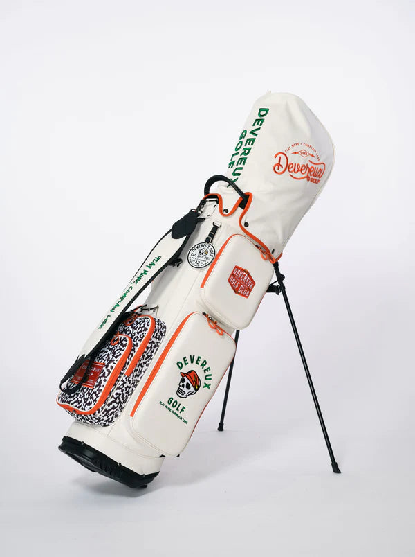 Deep Side Pocket CaddieBag White