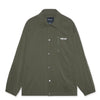 Stretch Nylon Coach Jacket Khaki