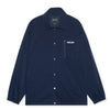 Stretch Nylon Coach Jacket Navy