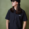 FIVE BUTTONS S/S POLO BLACK