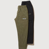 STRAIGHT QUILT PUFFER PANTS KHAKI