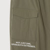 STRAIGHT QUILT PUFFER PANTS KHAKI