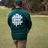 #OVERLAP LOGO CREW SWEAT GREEN