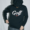 GOLF 3D LOGO MOCK NECK L/S TEE BLACK