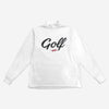 GOLF 3D LOGO MOCK NECK L/S TEE WHITE