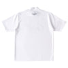 GOLF LOGO MOCK NECK S/S TEE WHITE