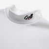 GOLF VOLT SLEEVE MOCK NECK L/S TEE WHITE