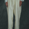 Jacquard Ankle-cut PANTS White