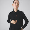 Basic Short L/S POLO BLACK