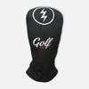 GOLF DRIVER HEAD COVER - BLACK