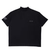 WM VERTICAL LOGO MOCK TEE BLACK