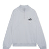 Heavy Weight Fill-in Logo Half Zip Sweat GRAY