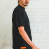 IR SQUARE LOGO S/S TEE BLACK