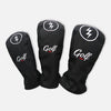 GOLF DRIVER HEAD COVER - BLACK